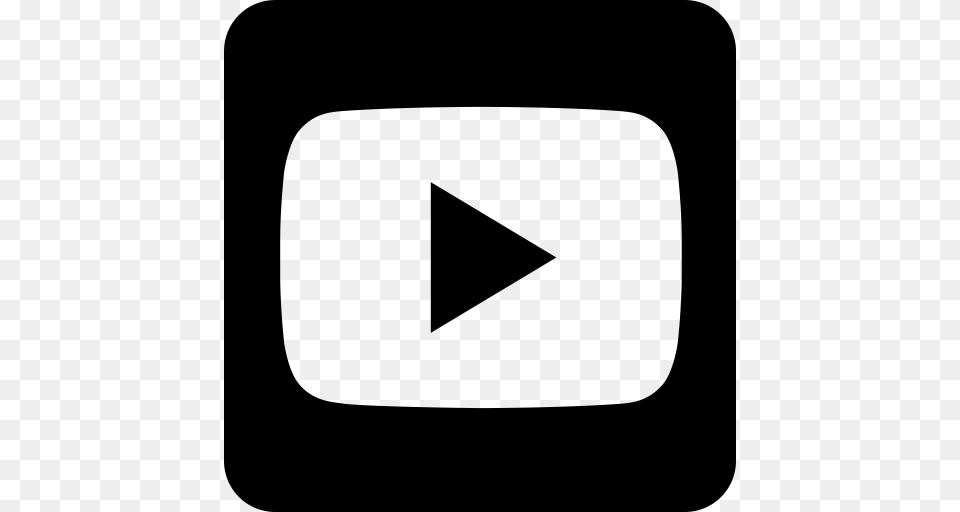 Movie Play Player Video Youtube Icon, Gray Free Png