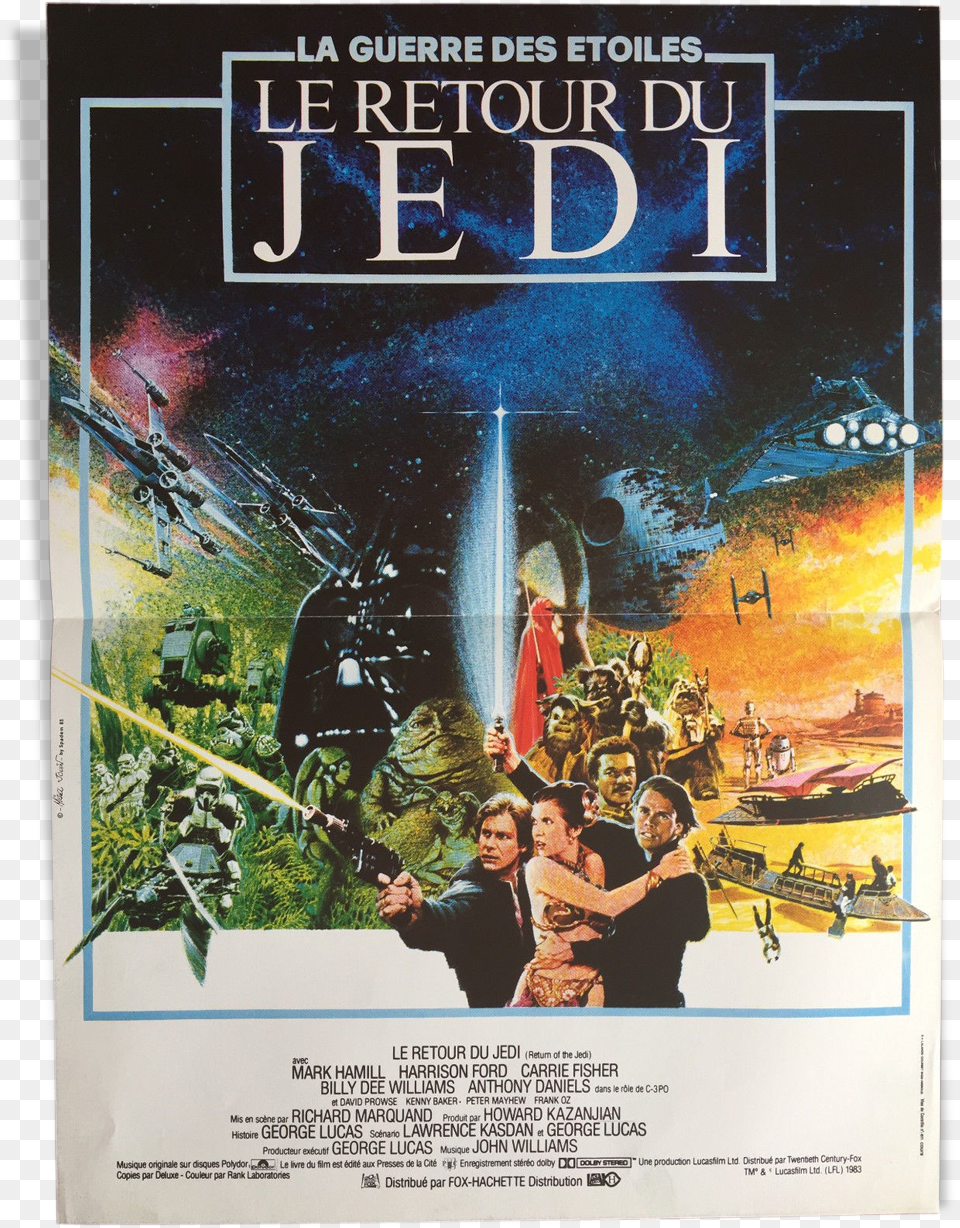 Movie Poster The Return Of The Jedi, Book, Publication, Advertisement, Adult Png Image