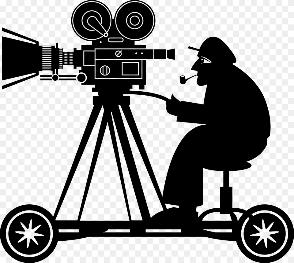 Movie Projector Movie Camera Cinema Cartoon Camra Cinma, Photography, Person, Photographer, Tripod Png