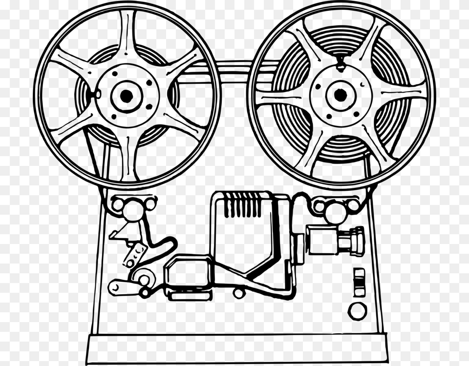 Movie Projector Multimedia Projectors Computer Icons Film Projector Clipart, Gray Png