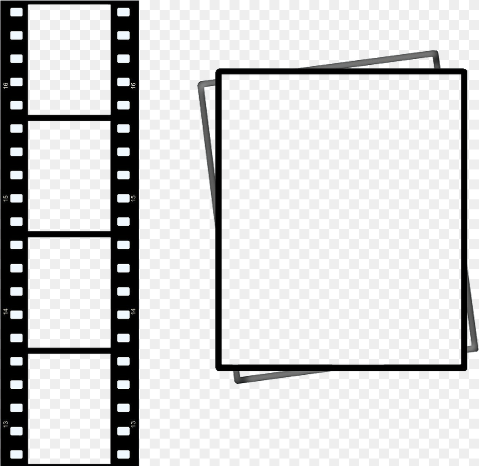 Movie Reel Border Clipart Best Vertical Film Strip Border, Page, Text, White Board Free Png Download