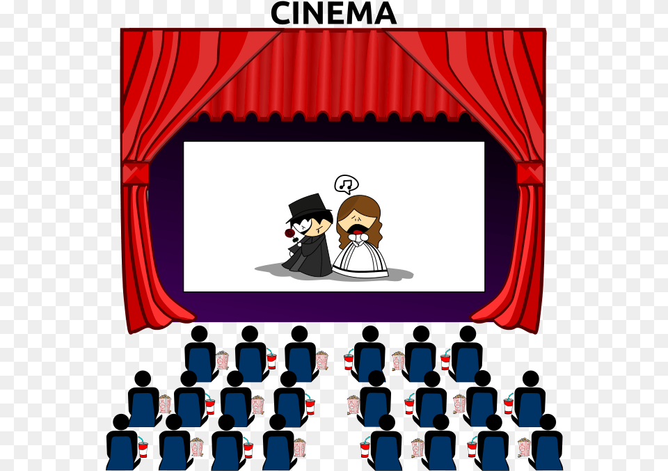 Movie Theater Clipart, Indoors, Stage, People, Person Free Png