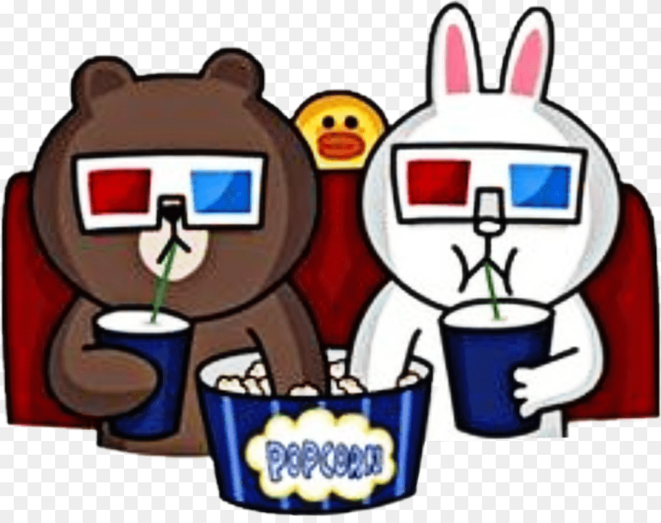 Movie Theater Popcorn Clipart Cony And Brown Cinema, Cream, Dessert, Food, Ice Cream Free Png