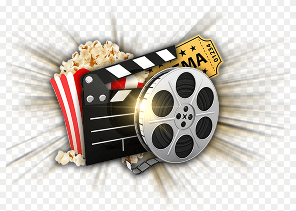 Movie Ticket, Machine, Wheel, Reel Free Png Download