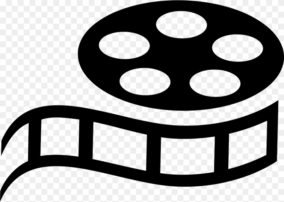 Movie Ticket Icon Film Vector, Reel, Stencil Free Png