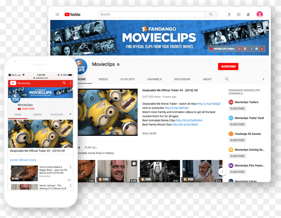 Movieclips Youtube, File, Person, Webpage, Face Free Png