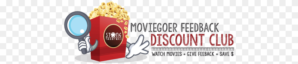 Moviegoer Feedback Club Snack, Food, Popcorn Free Transparent Png