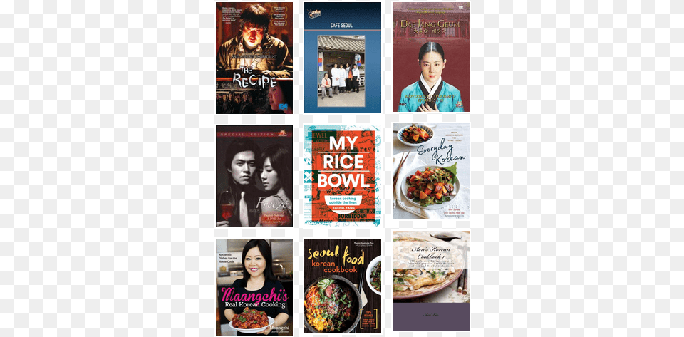 Movies And Books For Korean Food Lovers My Rice Bowl By Jessyang Rachel Thomson, Woman, Adult, Advertisement, Poster Png Image
