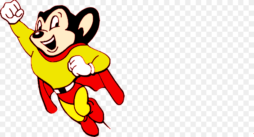 Movies Personal Use Mightymouse Mighty Mouse And Speedy Gonzales, Baby, Person, Cartoon, Face Free Transparent Png