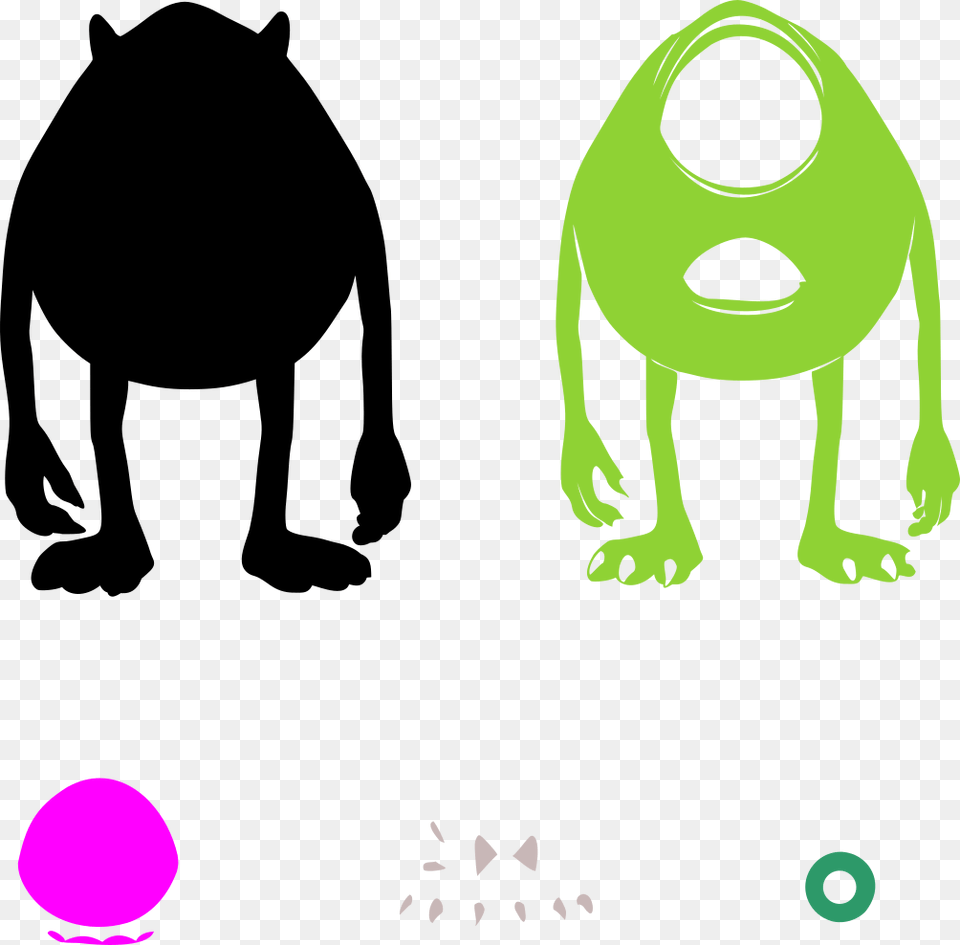 Movies Personal Use Mike Wazowski Open Mouth Funny Pumpkin Carving Stencils, Animal, Elephant, Mammal, Wildlife Free Png Download