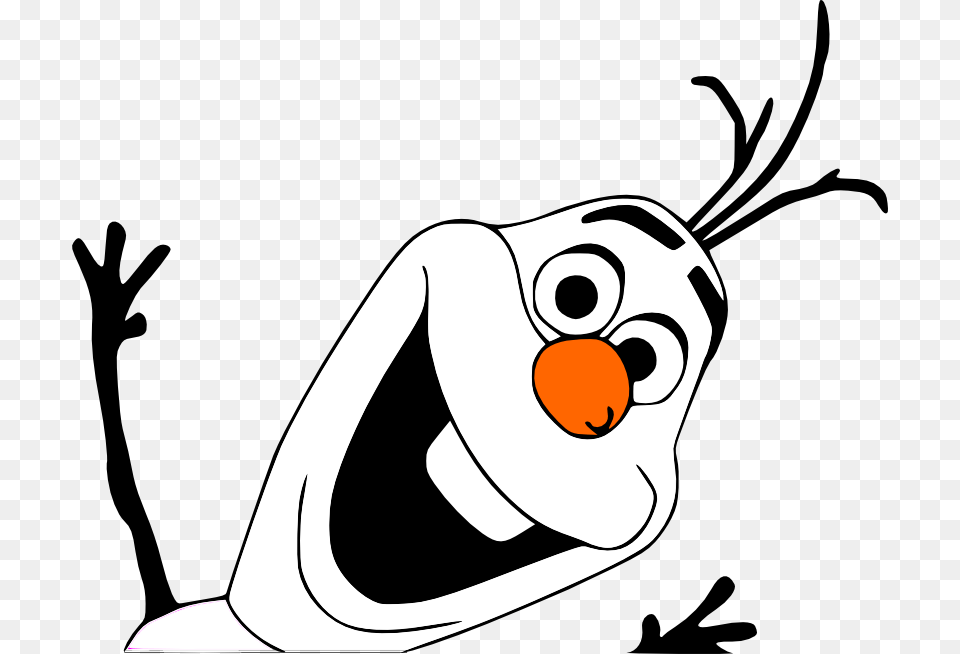 Movies Personal Use Olaf Waving, Cartoon, Animal, Kangaroo, Mammal Png Image