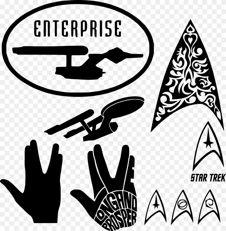 Movies Personal Use Star Trek Stuff Star Trek Clip Art, Gray Png Image