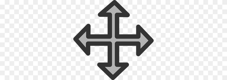 Moving Cross, Symbol, Electronics, Hardware Free Png Download
