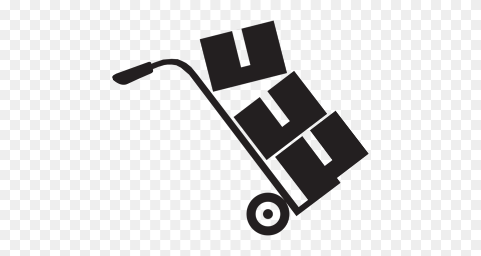 Moving And Packing Black Icon, Silhouette, Firearm, Gun, Rifle Free Transparent Png