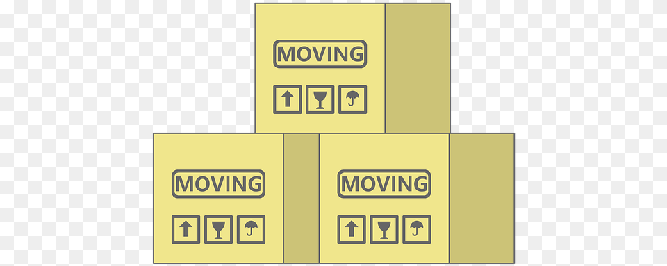 Moving Boxes Box Cardboard House Home Packing Moving Company, Text, Scoreboard, Sign, Symbol Free Png