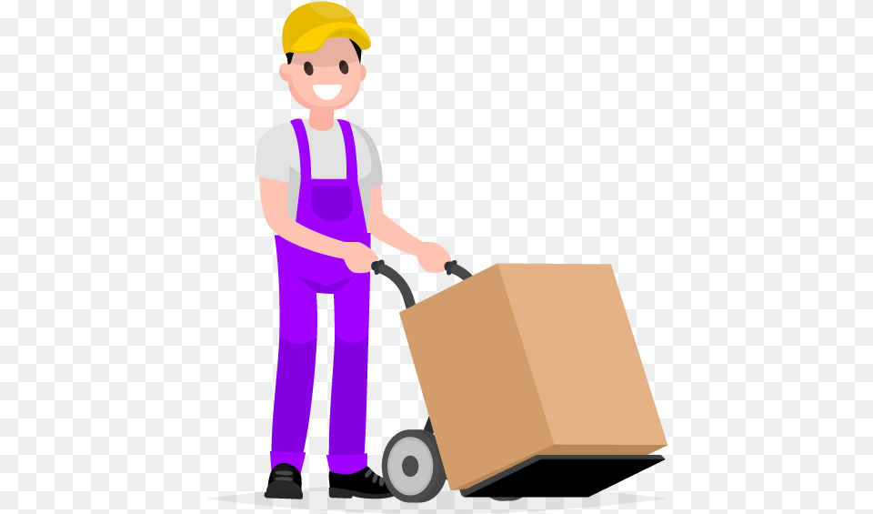 Moving On A Budget Icon, Box, Cardboard, Carton, Person Free Transparent Png