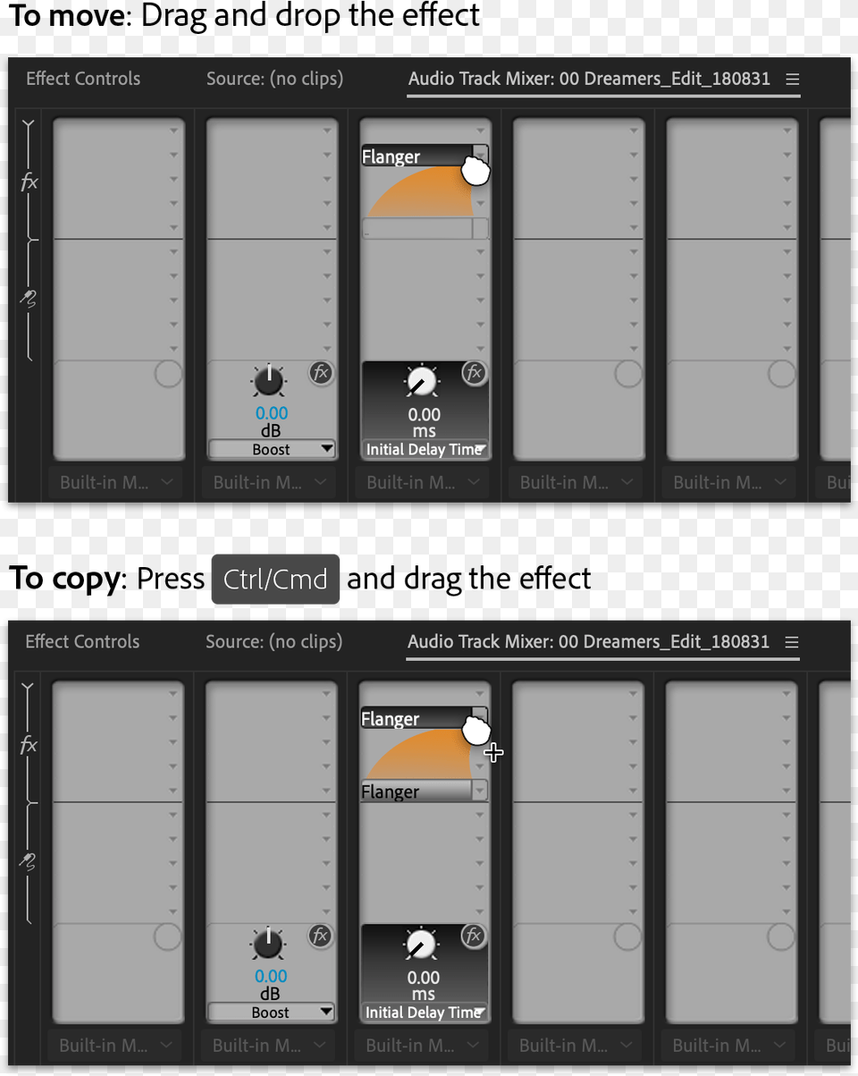 Moving Or Copying An Effect Within A Track Floor Plan, Text Png