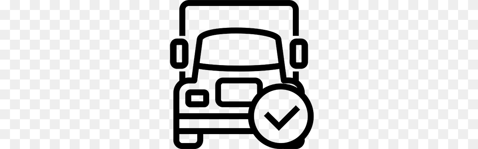 Moving Truck, Gray Free Transparent Png