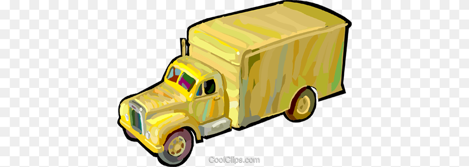 Moving Truck Royalty Vector Clip Art Illustration, Transportation, Van, Vehicle, Moving Van Free Transparent Png