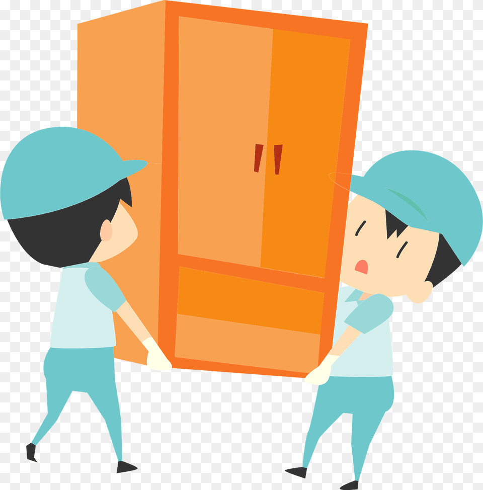 Moving Workers Clipart, Furniture, Closet, Cupboard, Baby Png