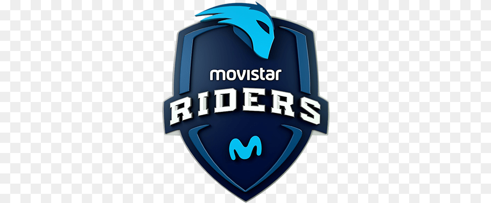 Movistar Riders Announce Departure Of Their Overwatch Movistar League Of Legends, Badge, Logo, Symbol, Emblem Png Image