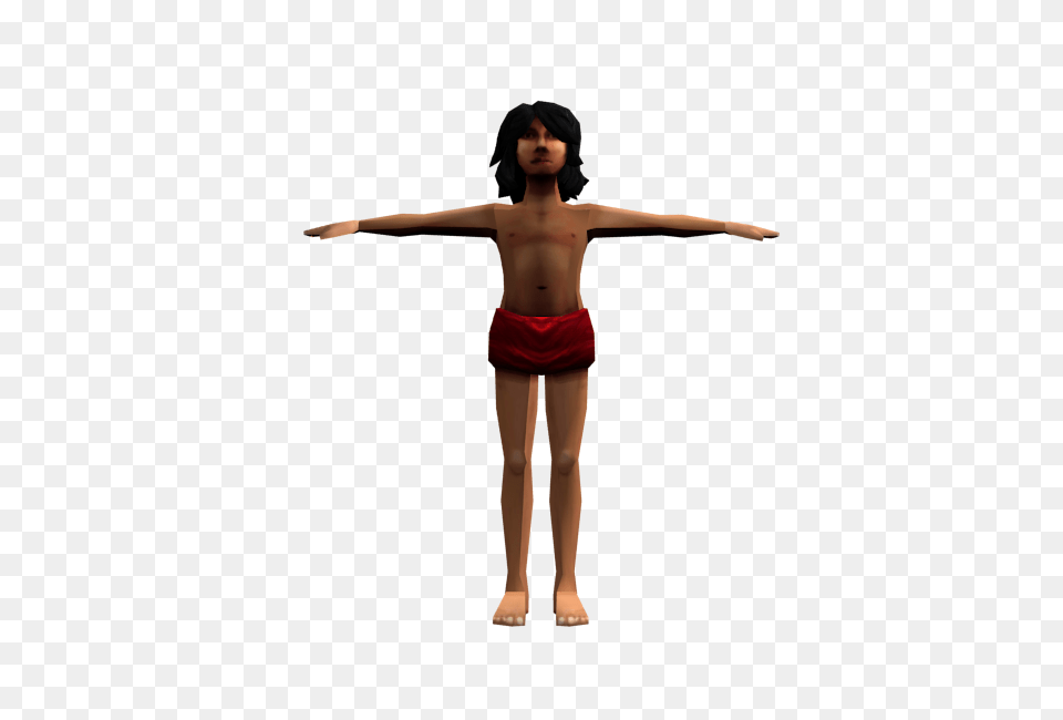 Mowgli, Back, Body Part, Person, Adult Free Png