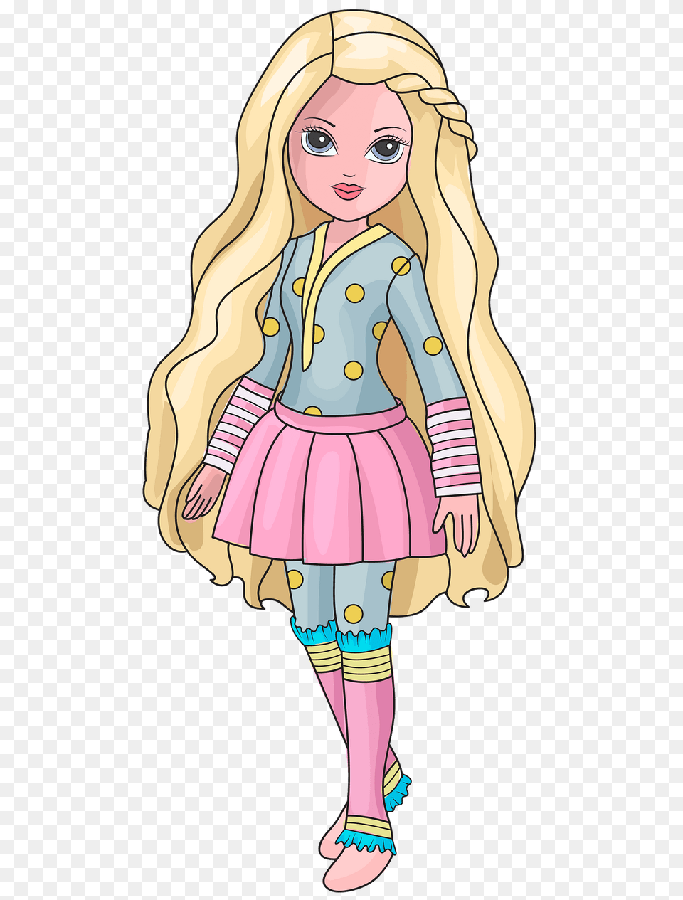 Moxie Doll Avery Clipart, Person, Face, Head, Book Png