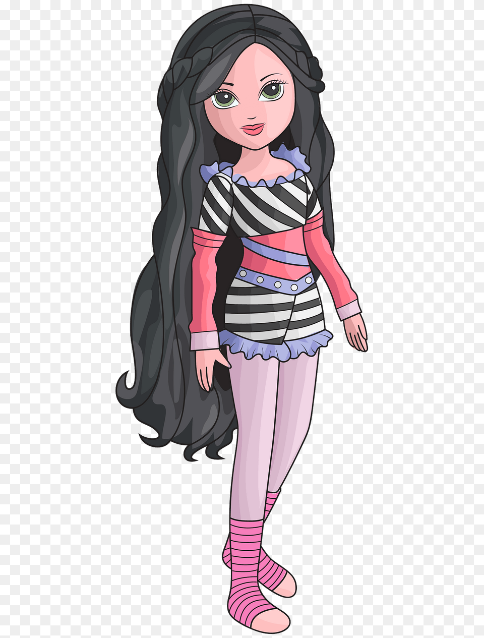 Moxie Doll Lexa Clipart, Person, Face, Head, Art Free Png