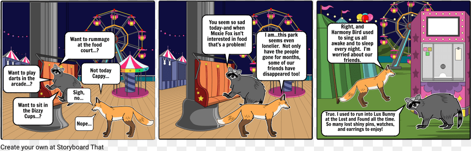 Moxie Fox And The Carnival Of Magic Cartoon, Book, Comics, Publication, Animal Png