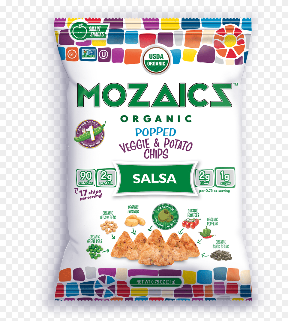 Mozaics Chips, Snack, Food, Dessert, Cream Free Png Download