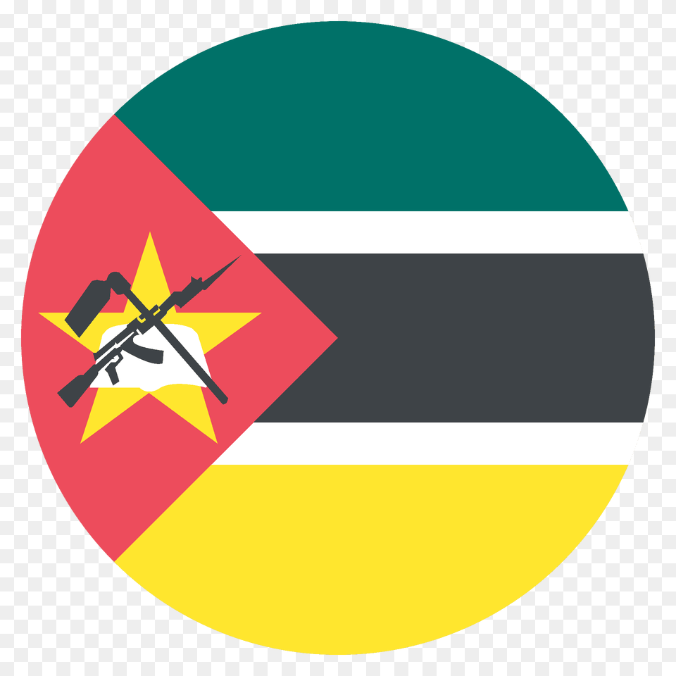 Mozambique Flag Emoji Clipart, Logo, Disk Free Png