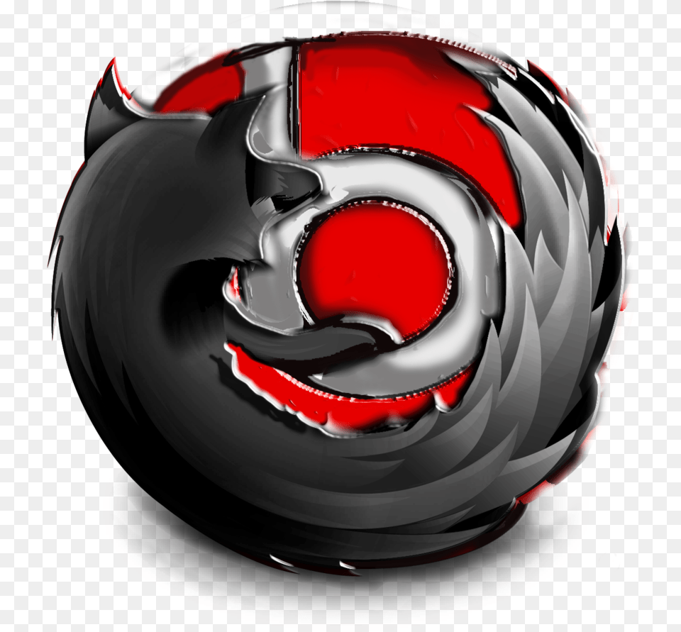 Mozilla Firefox Beat Logo Black And Red Firefox Icon, Crash Helmet, Helmet, Sphere Free Transparent Png