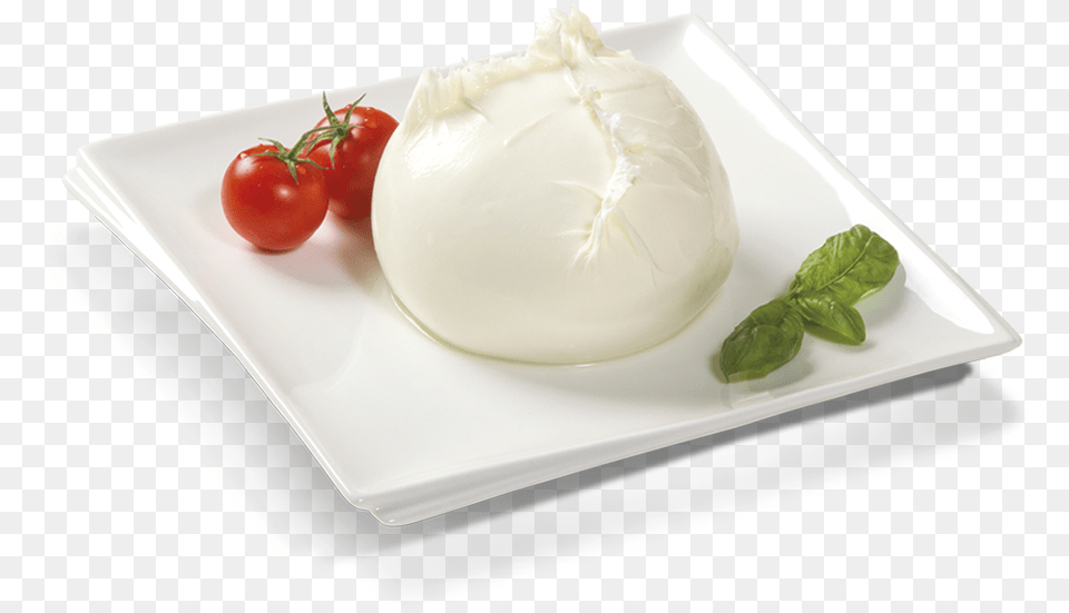 Mozzarella Di Bufala Download Mozzarella Di Bufala, Plate, Food, Food Presentation, Egg Free Png