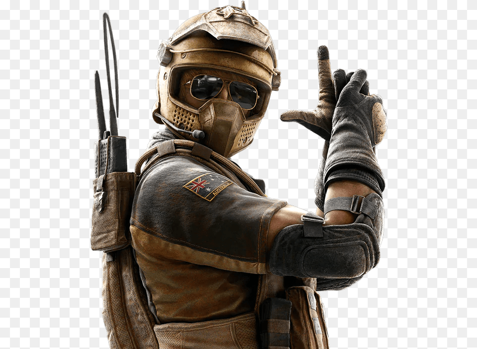 Mozzie Rainbow Six Siege, Clothing, Glove, Helmet, Adult Png Image