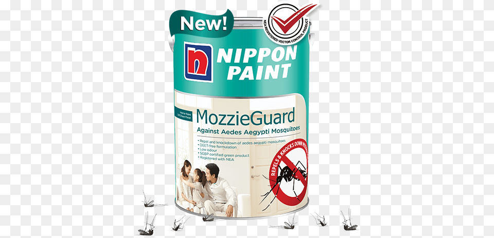 Mozzieguard Protect Against Aedes Aegypti Mosquitoes Nippon Paint Mozzie Guard, Adult, Food, Ketchup, Male Free Png