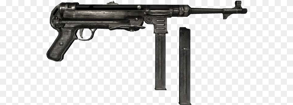 Mp 40 Bronie Z Drugiej Wojny, Firearm, Gun, Machine Gun, Rifle Free Png Download