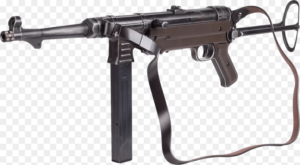 Mp 40 Umarex Legends Mp40 Co2 Bb Submachine Gun, Firearm, Machine Gun, Rifle, Weapon Png