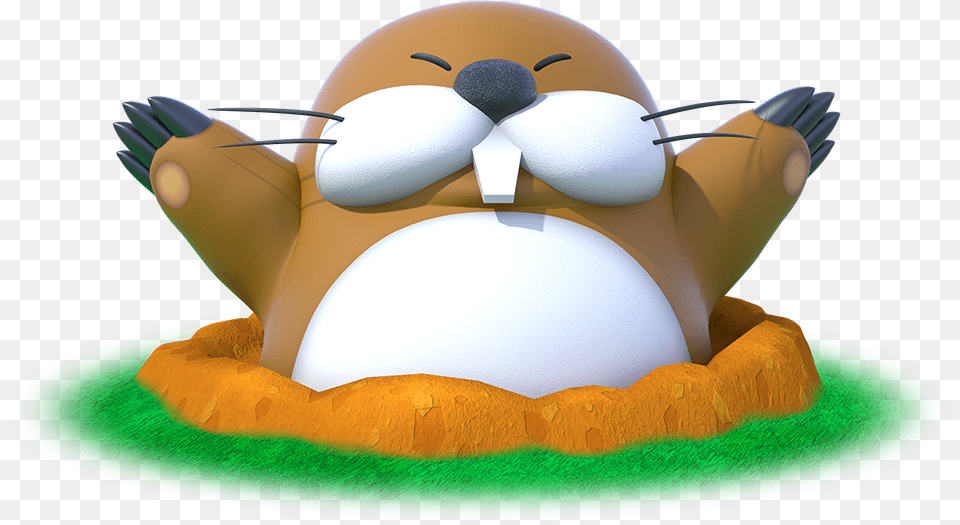 Mpsr Monty Mole Monty Mole Super Mario Party, Animal, Bird Free Png Download