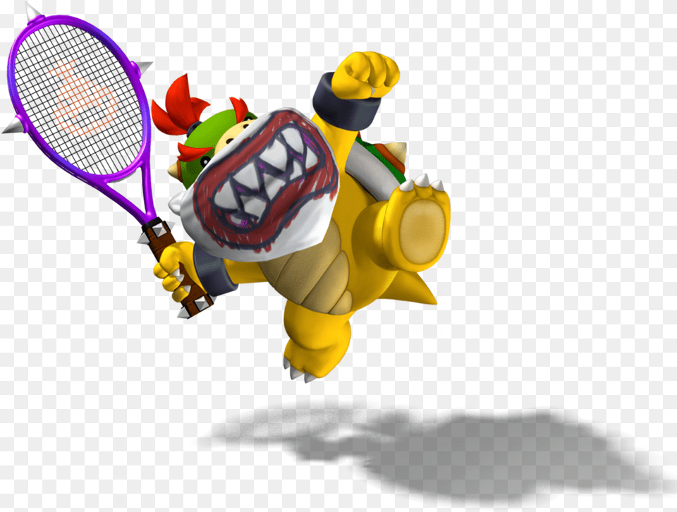 Mpt Artwork Mario Tennis Bowser Jr, Ball, Sport, Tennis Ball, Toy Png