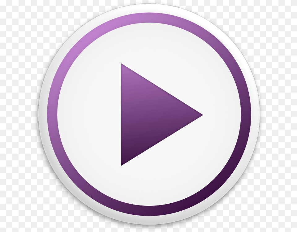 Mpv Player Icon, Triangle, Disk Free Png