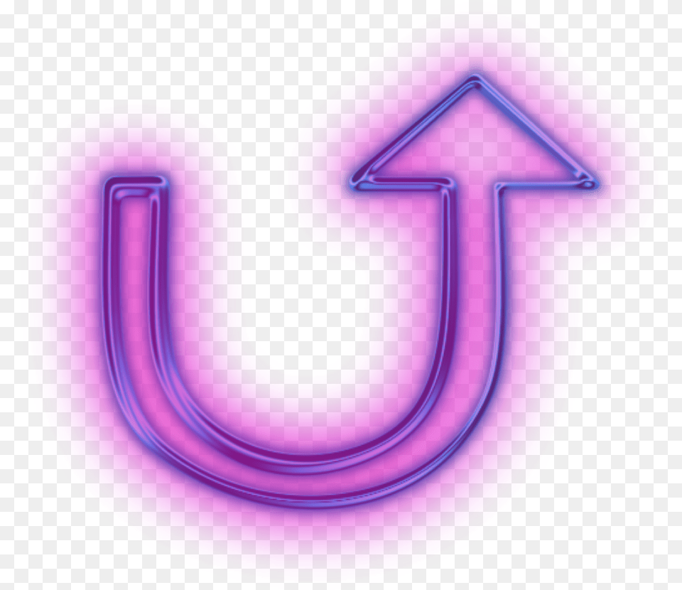Mq Arrow Purple Neon Glow Full Size Download Seekpng Neon Transparent Arrows, Number, Symbol, Text, Light Png Image