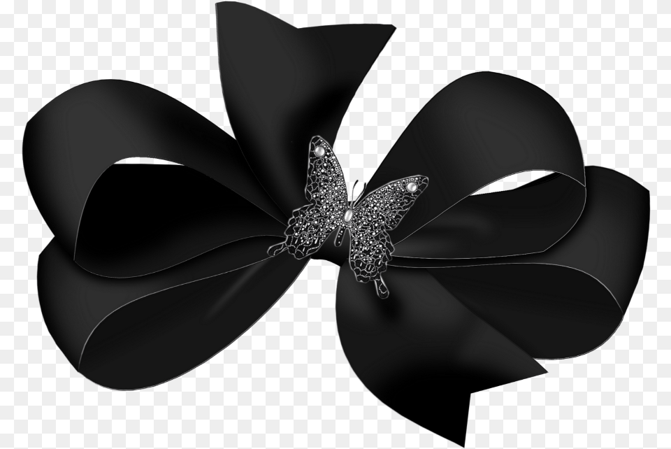 Mq Black Bows Bow Ribbon Butterfly Present, Appliance, Ceiling Fan, Device, Electrical Device Free Png Download