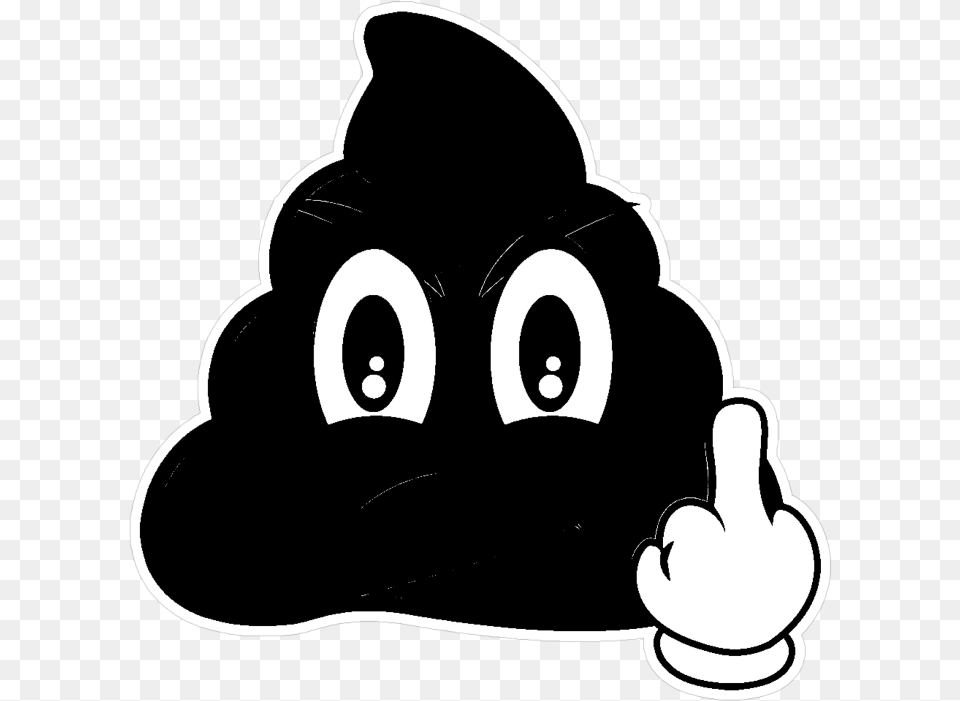 Mq Black Fuckyou Emojis Emoji Fuck You Emoji Black, Stencil, Clothing, Hat, Animal Free Png Download