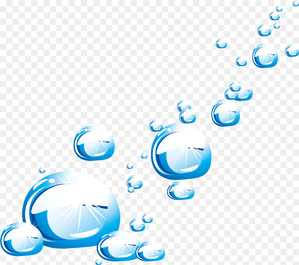 Mq Blue Bubbles Bubble, Droplet, Sphere Free Png Download