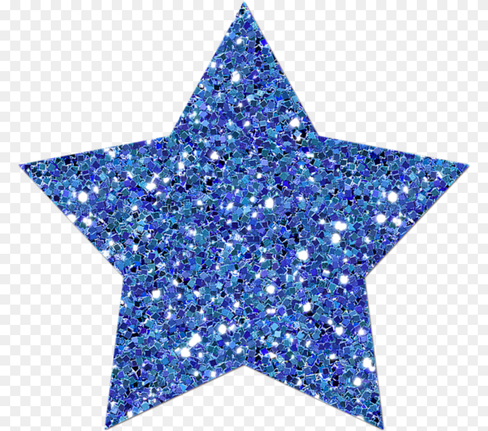 Mq Blue Stars Star Glitter Pink Glitter Star, Symbol Png Image