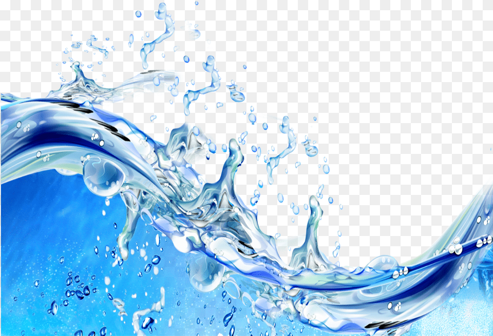 Mq Blue Water Splash Bubbles Illustration, Nature, Outdoors, Sea, Sea Waves Png Image