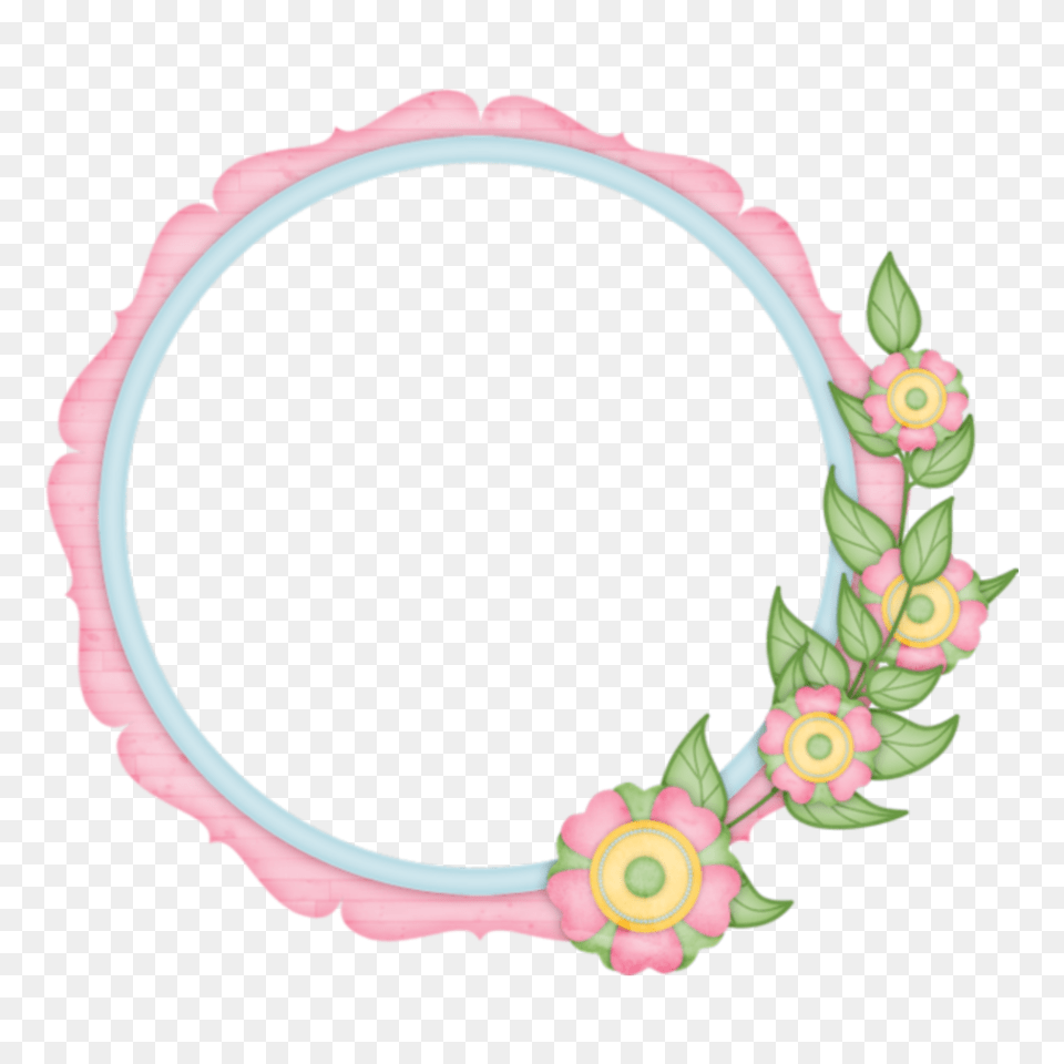 Mq Flowers Flower Circle Circles, Oval Free Transparent Png