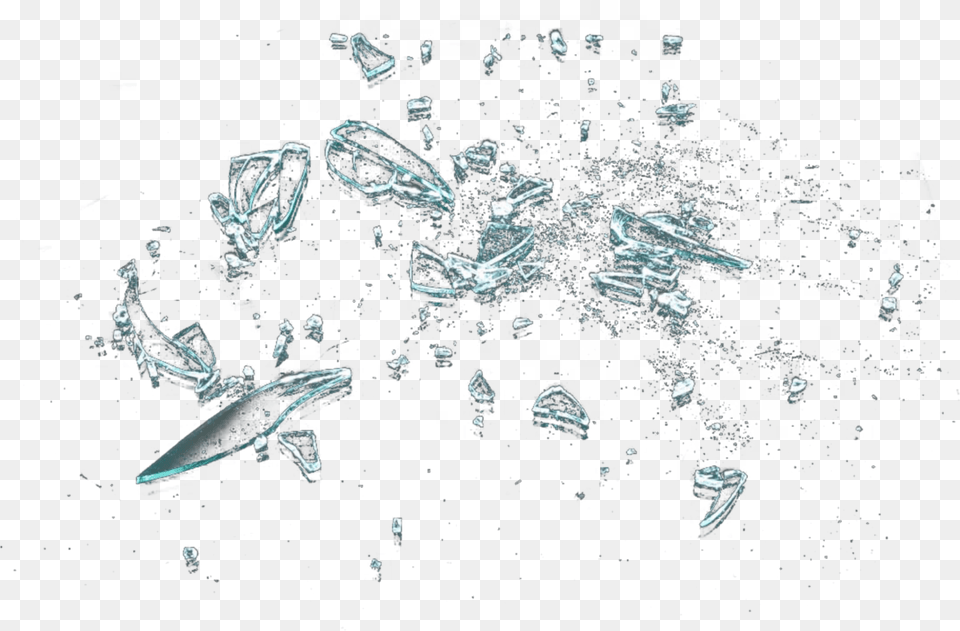 Mq Glass Broken Cracked Broken Glass Pieces, Nature, Outdoors, Sea, Water Free Png Download