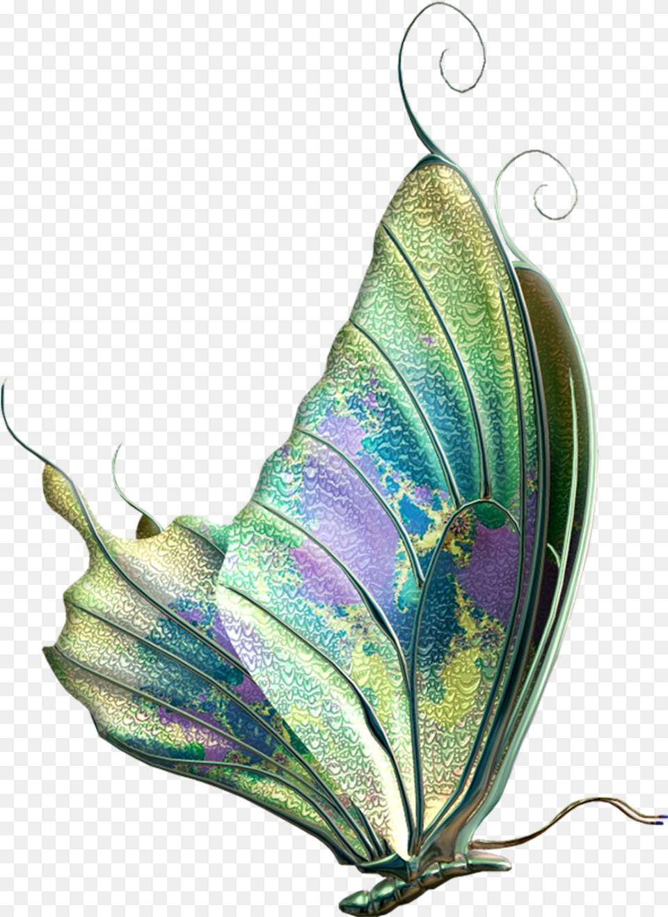 Mq Green Butterfly Butterflys Chu Cai Nghe Thuat, Art, Accessories, Animal, Insect Free Png Download
