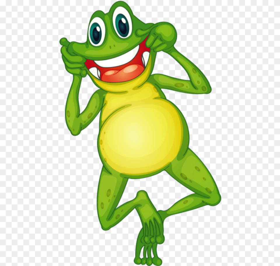 Mq Green Frogs Frog Toad Funny Frog Cartoon, Amphibian, Animal, Wildlife, Baby Free Transparent Png